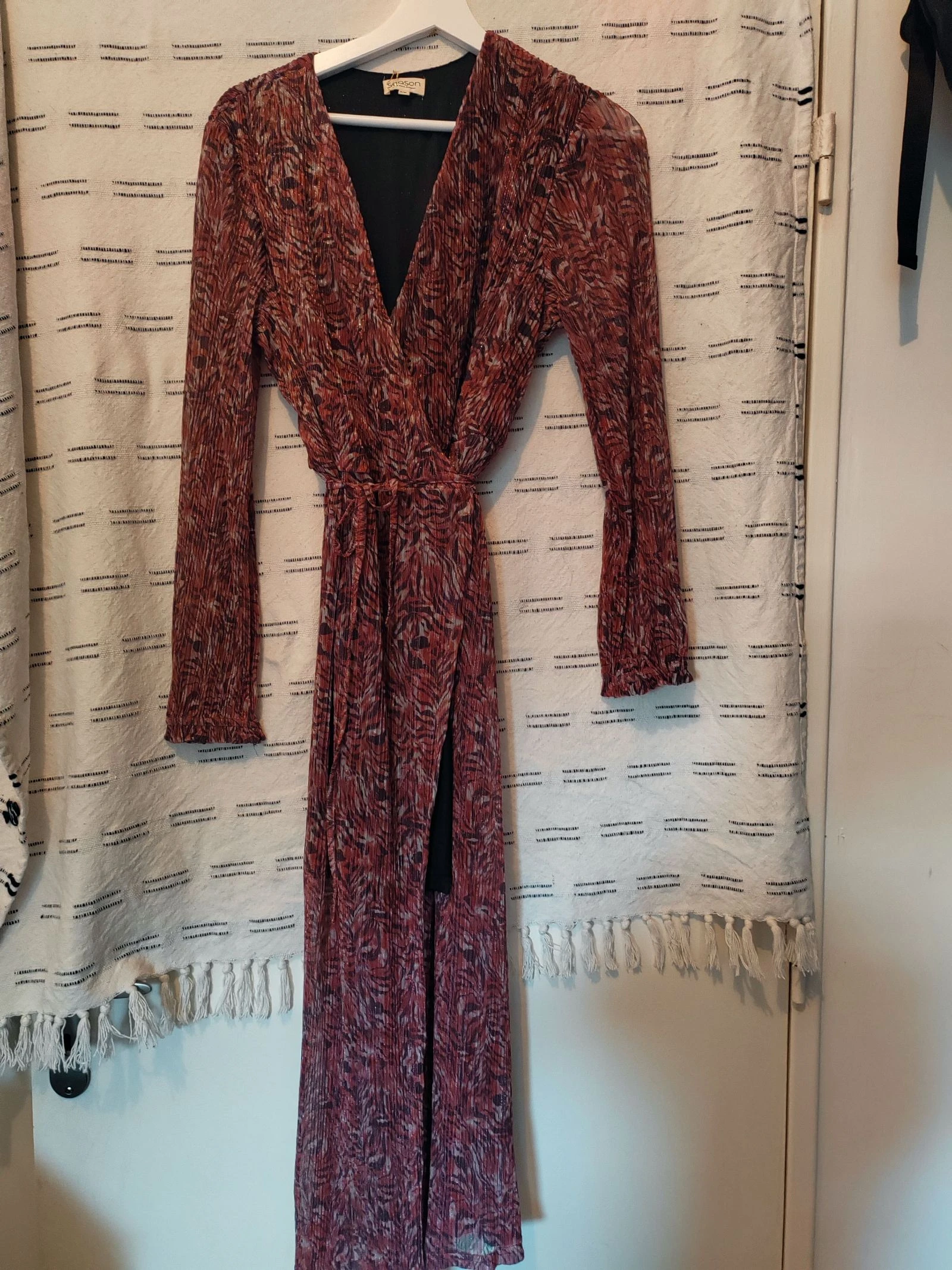 Vestido fluido em voile – photo 6